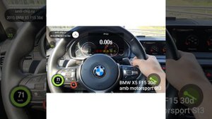 BMW X5 F15 30d amb motorsport Stage3 0-100 100-200