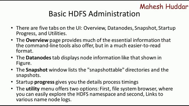 Hadoop Yarn Administration - Big Data Analytics Tutorial by Mahesh Huddar