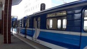 Единственная "точка шесть" в Самарском метро. 81-717.6/714.6 на станции Юнгородок