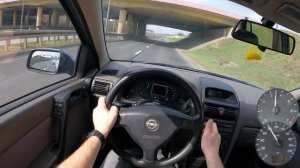 1998 Opel Astra G (1.6 16V 101 HP) | POV Test Drive #735 Joe Black