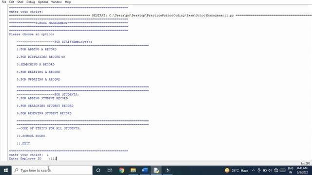 School Management System Class 12 Computer Science Project + Project File ||  Practical Exams