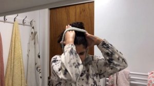 CURLY HAIR NIGHT TIME ROUTINE | how to sleep with curls, cook dinner with me & skin care routine