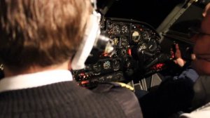 Учебный полёт на Ан-24.