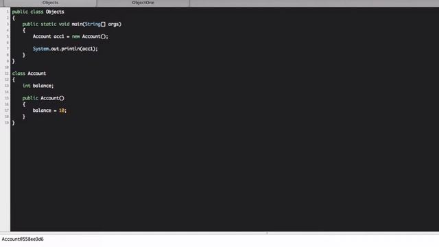 03 - Java Basics - Create an Object смотреть онлайн