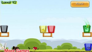 Angry Birds Drink Water 2 - TAKE RAINBOW WATER FOR ALL DIFFERENT COLOR BIRDS!