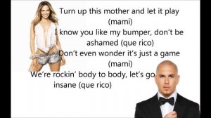 Jennifer Lopez ft Pitbull - #LIVE IT UP (LYRICS)