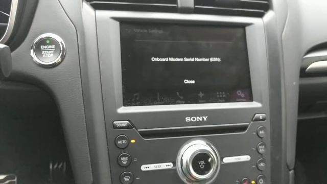 2017 Ford Fusion Energi - No audio GPS Navigation...