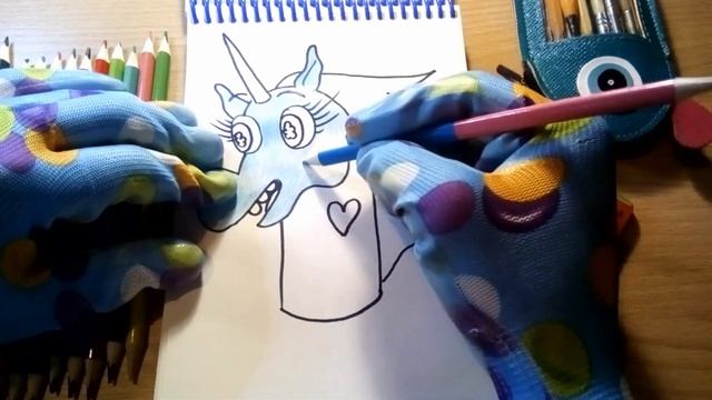 simple drawing / простые рисунки #17 Летающая принцесса Лайлация Пониголовая, Рисуем  вместе с вами