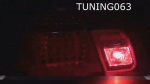 Задние фонари BMW E46 '02-04 седан, светодиодные, красный/тонированный