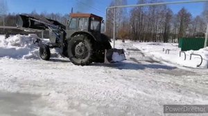 Первый опыт управления КУНом на МТЗ 50