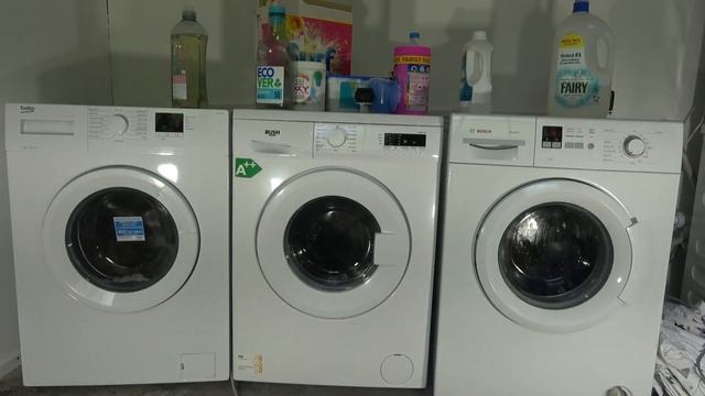 Wash Race No.362 - (New) Beko vs Bush Vs bosch / wool cycle смотреть онлайн