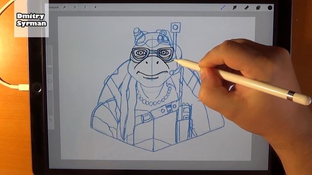 How to draw movie ninja turtles Donatello, Как нарисовать черепашку ниндзя смотреть онлайн
