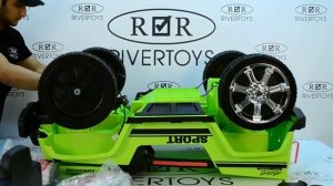 Детский электромобиль Jeep 4х4 (Т008ТТ, RiverToys) сборка
