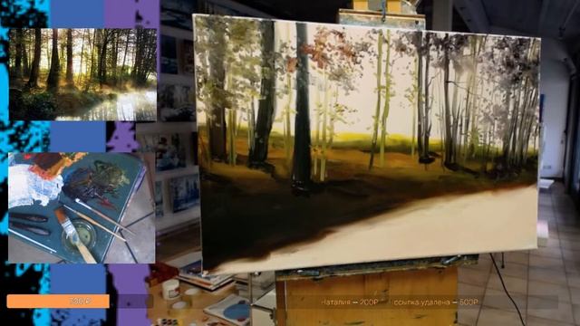 ? ХуДоЖнИкИ | Утро в лесу | Картина маслом | Александр Григорьев смотреть онлайн