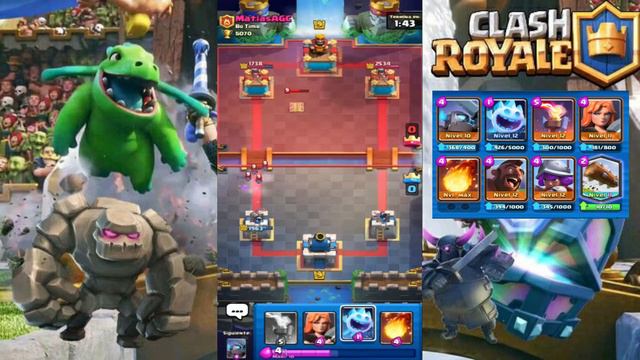 MAZO CONTRA MEGACABALLERO | Clash Royale смотреть онлайн