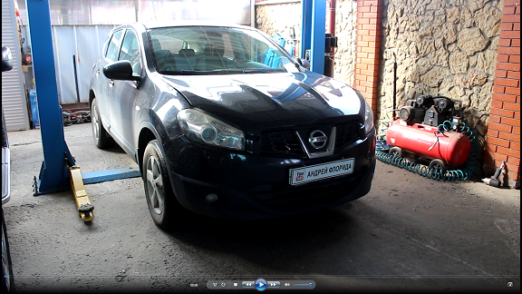 Замена заклиневшего шкива генератора на Nissan Qashqai 2,0 Ниссан Кашкай 2012 года