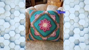 Квадратные мандалы крючком - подборка идей