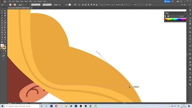 Как рисовать человека в Adobe illustrator \ Урок Adobe illustrator