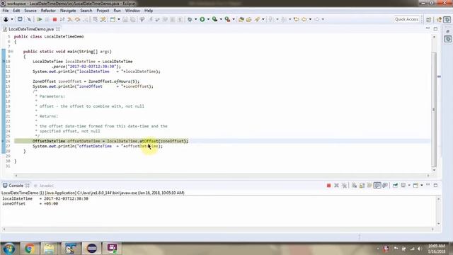 How to convert LocalDateTime to OffsetDateTime using atOffset method of LocalDateTime Class? смотреть онлайн