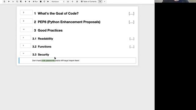 Python Basics & Coding Practices - M1S01 [2020-01-23]