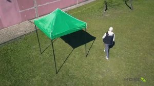 Pop Up Складной тент со стенами 2x2 м, Зелёный, H серия, сталь (шатёр, павильон, навес)