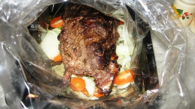 Жареное мясо дикой козы