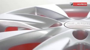 Колесные диски для автомобилей, марка диска КиК Hyundai Solaris (КС581) Сильвер.