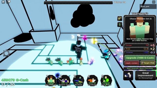 New Choco Thrower in Geometry Defense is it Good? (Roblox) смотреть онлайн