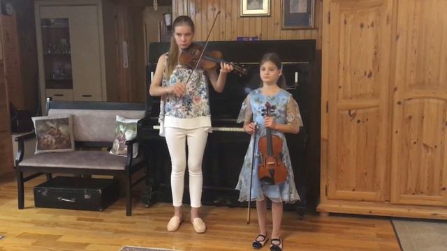 И.Бах Менуэт дуэт I. Bach Minuet 3 duet смотреть онлайн