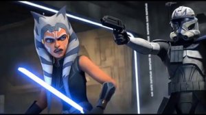 клип асока и рекс сбегают от клонов