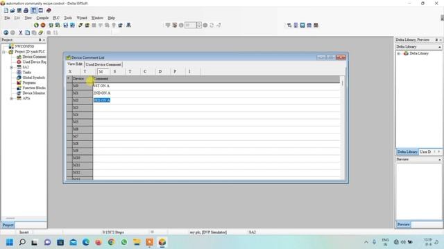 PLC Recipe Control and Batch Process - Delta ISPsoft Programming