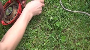 Быстрая замена веревки на стартере мотоблока