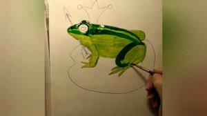 Как нарисовать Царевну-лягушку