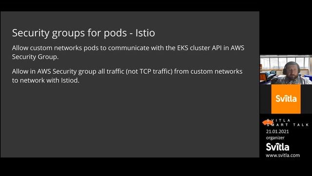 Svitla Smart Talk. Stanislav Kolenkin — AWS CNI in EKS — minefield or production-ready solution смотреть онлайн