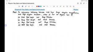 Optical Instruments- Problems based on Magnification of Telescope