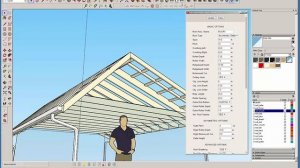 Medeek Truss Plugin Tutorial 14 - Asymmetric Gable Roofs