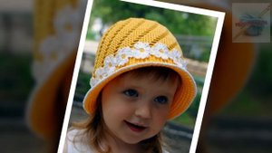 Красивые вязаные крючком шляпы для девочек. Beautiful crochet hats for girls