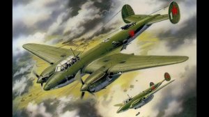 Подвиг Гастелло.  "Таран огненной стрелой на врага."