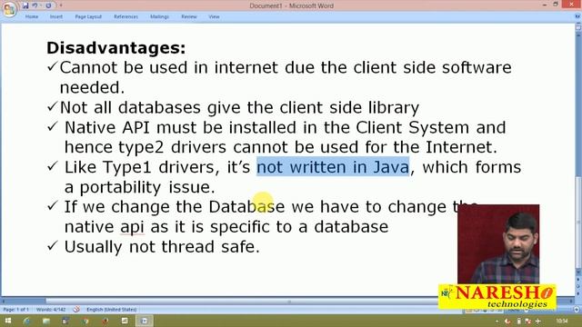 JDBC Type 2 Driver | JDBC Tutorials | JDBC drivers | Advanced Java | Mr.Shiva Kumar смотреть онлайн