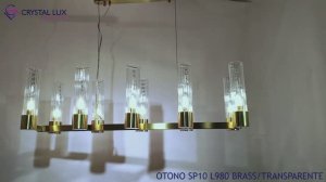 Люстра OTONO SP10 L980 BRASS/TRANSPARENTE