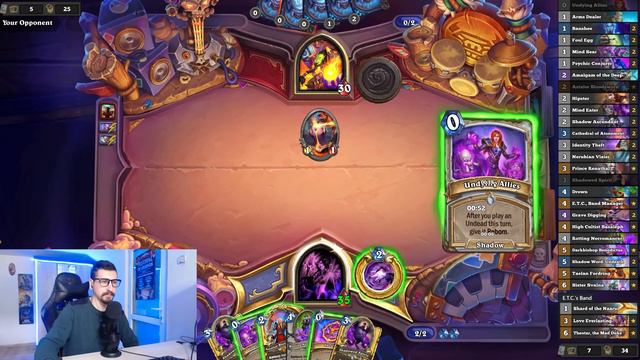 73% Winrate With My NEW Undead Shadow Aggro Priest That Is Fun At Festival of Legends | Hearthstone смотреть онлайн
