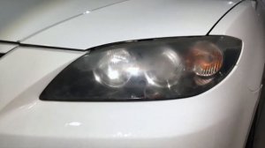 Полировка Фар Mazda 3