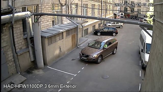 Уличная HDCVI камера Dahua HAC-HFW1100D 3,6 мм день смотреть онлайн