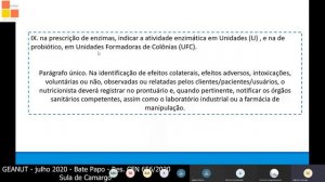 Bate papo sobre a Res. 656 CFN / 2020 - com Sula de Camargo