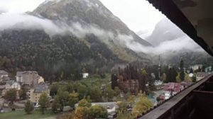 Домбай 21.09.2013 г. Гостиница  "Горные вершины"