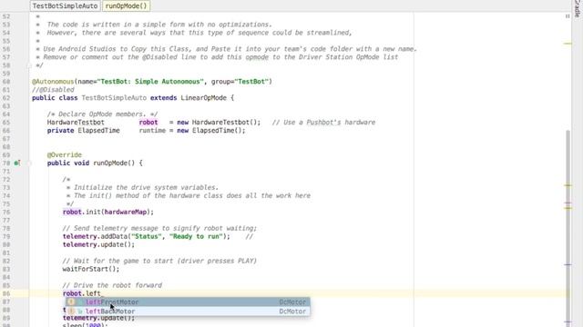 FTC Programming Part 4: Simple Autonomous