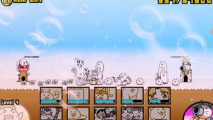 Я прошел уровень где был чёрный медведь в battle cats серия 14