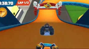 Hot Wheels Unlimited Daily Puzzle Track Challenge Monster Truck Tiger Shark Stunt Race Cup Game