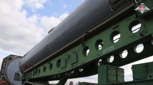 Загрузка МБР РК «Авангард»