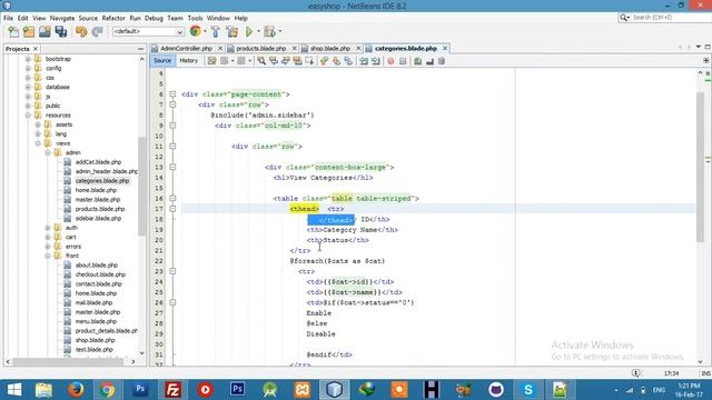 Insert categories || Admin Panel functionality || Laravel 5.3 tutorial for beginners - Part 47 смотреть онлайн